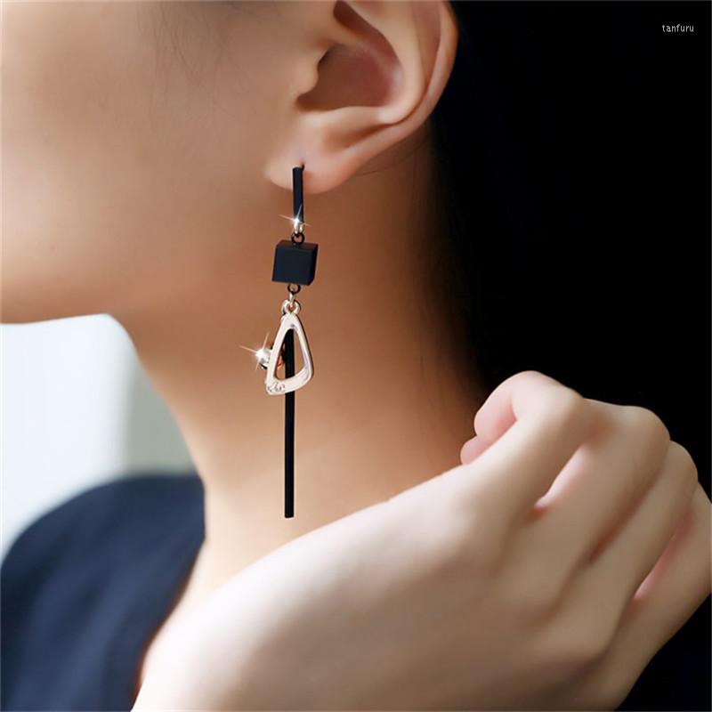Dangle Earrings Ajojewel Geometric Black Golden Drop For Women Long Statement Elegant Jewelry
Dangle Earrings Ajojewel Geometric Black Golden Drop For Women Long Statement Elegant Jewelry