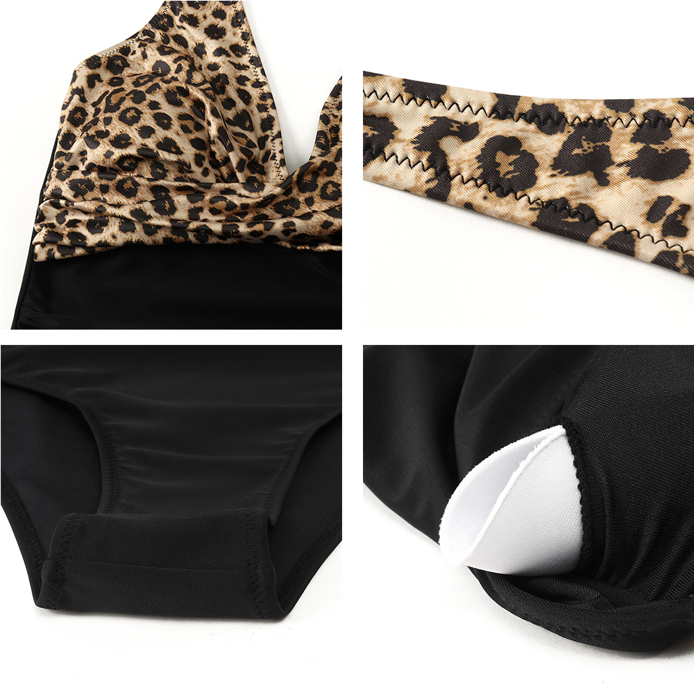 Women's Swimwear Swimsuit Women Swimwear Bikini V Neck Push Up Bikini Set Swimming Suits Monokini Beachwear Bathing Suits Woman 230414