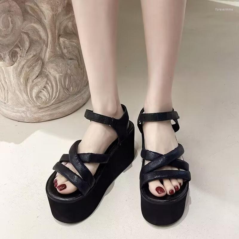 Sandals For Women 2023 Summer Platform Wedges High Heels Fashion Women's Gothic Punk Street Woman Shoes, Black
Sandals For Women 2023 Summer Platform Wedges High Heels Fashion Women's Gothic Punk Street Woman Shoes, Black