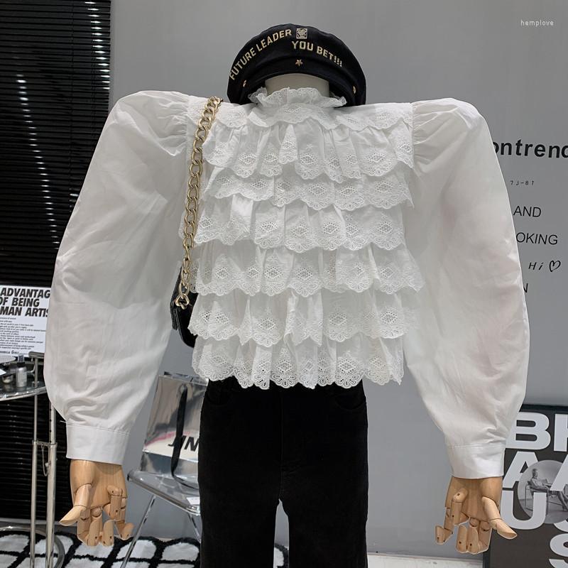 Women's Blouses In Women's Clothing 2023 Spring Layered Lace Puff Long Sleeve Shirt Retro Versatile Stand Collar Top Blusas, Black
Women's Blouses In Women's Clothing 2023 Spring Layered Lace Puff Long Sleeve Shirt Retro Versatile Stand Collar Top Blusas, Black