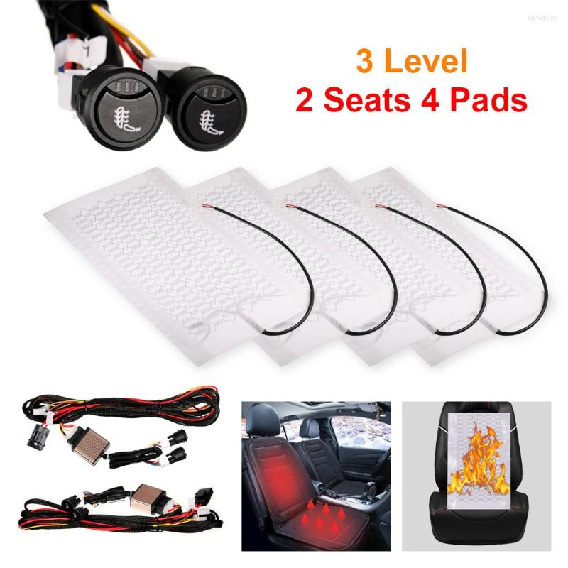 Car Seat Covers 4Pcs Carbon Fiber 3 Gear Auto Heating Pad Tear-resistant Warmer
Car Seat Covers 4Pcs Carbon Fiber 3 Gear Auto Heating Pad Tear-resistant Warmer