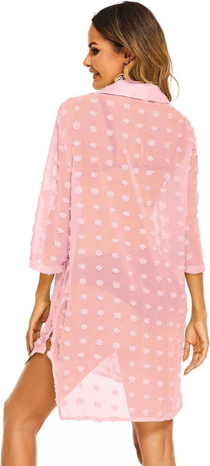 Women's Swimsuit Beach Cover Up Shirt Bikini Beachwear Bathing Sexy Suit Beach Dress