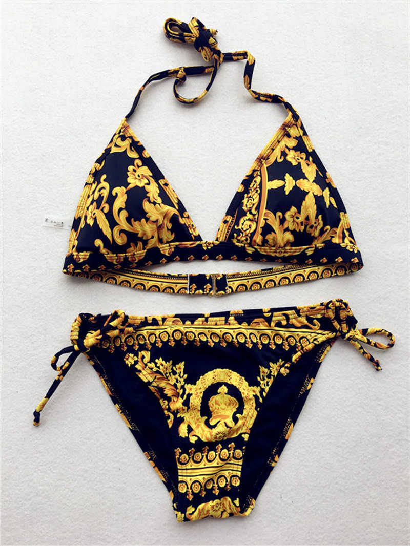 Designer Bikini Top Yellow Print Bikinis Designer Luxury Padded Women' Swimsuits Outdoor Beach Tourism Vacation Sexy Bandage Push Up Swimwear
Designer Bikini Top Yellow Print Bikinis Designer Luxury Padded Women' Swimsuits Outdoor Beach Tourism Vacation Sexy Bandage Push Up Swimwear