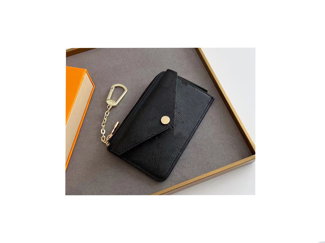 high quality Luxurys designer Purses Fashion womens Wallets embossed Classic Clutch Bag Credit Card Purse Embossings Envelope Wallet With Box Dust Bags