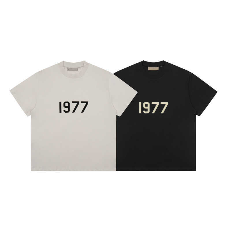 ESS Tees T-Shirts ESSEN fashion clothing Brand FEARs OF GOD Double Thread FOG Flocking 1977 Short Sleeve T-shirt Mens Womens Loose T-shirt TShirt, Black4
ESS Tees T-Shirts ESSEN fashion clothing Brand FEARs OF GOD Double Thread FOG Flocking 1977 Short Sleeve T-shirt Mens Womens Loose T-shirt TShirt, Black4