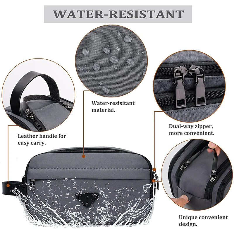 Cosmetic Bags Cases Travel Organizer Business Toiletry Bag Waterproof Shaving Dopp Kit for Men Women Shower Bathroom Makeup Organizer Handbag 231115