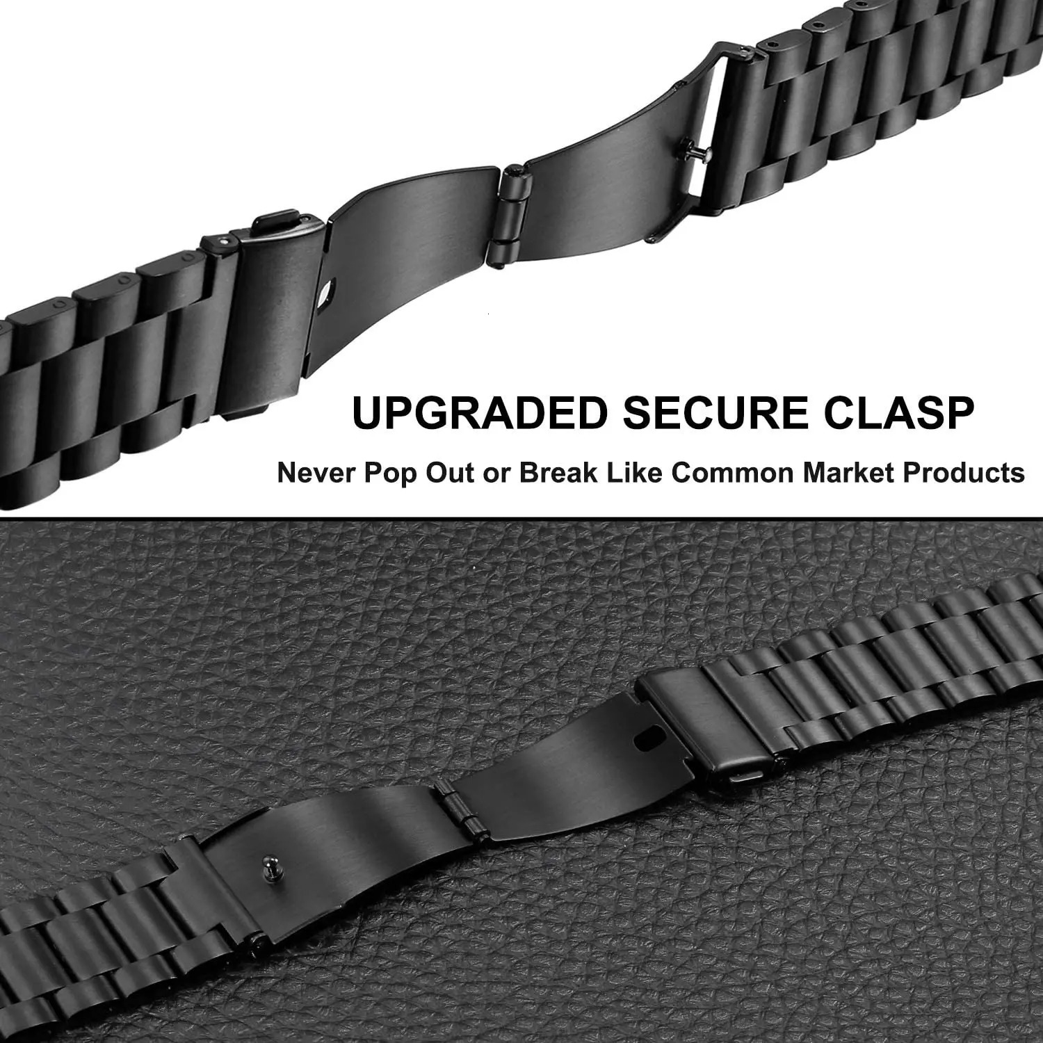 Watch Bands 2Pack Metal StrapLeather for Amazfit T Rex 2/T REX Pro Watch Band Bracelet For Amazfit T-Rex 2/T-Rex Pro Stainless Steel Belt 231115