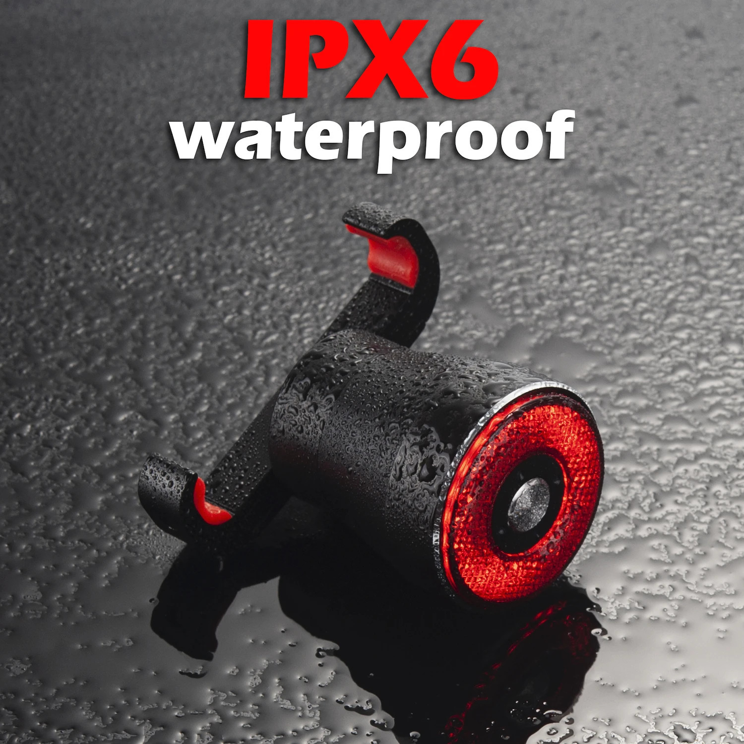 Bike Lights Bicycle Smart Auto Brake Sensing Light IPx6 Waterproof LED Charging Cycling Taillight Rear Accessories Q5 231115