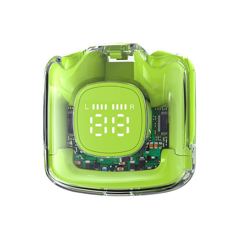 In-ear Earphone TWS Bluetooth headphone TM60 Model Wireless Earphone Mirror screen LED display Two Earbuds with built-in Microphone high Quality Headp