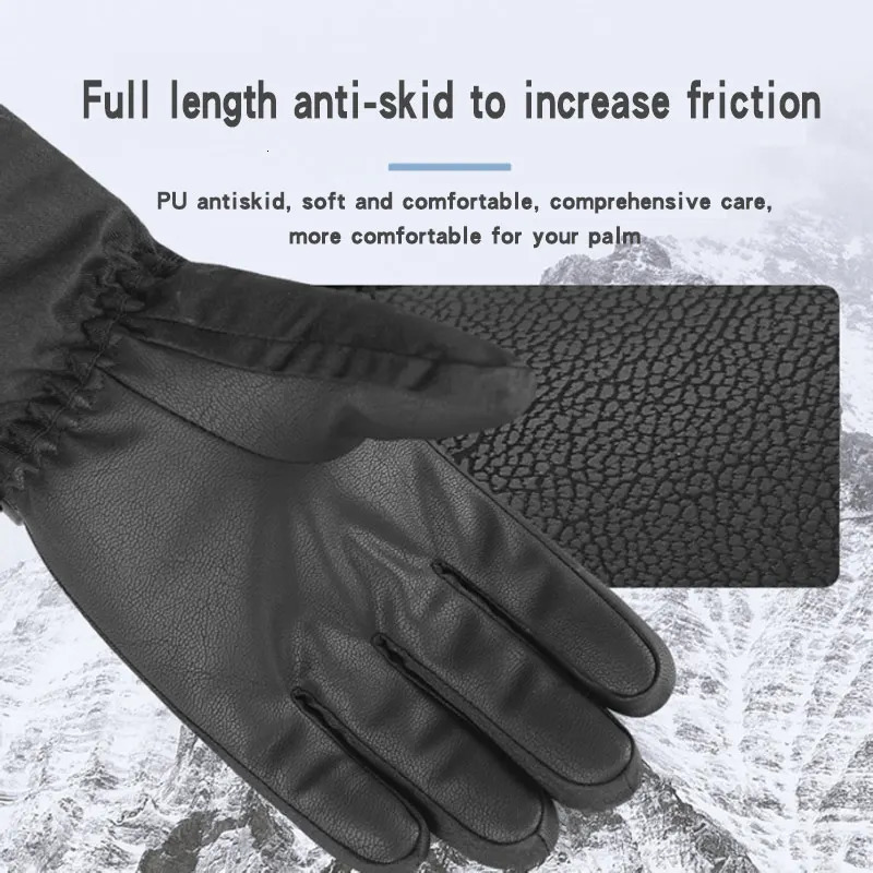 Ski Gloves Waterproof Snowboard Touchscreen Outdoo Mitten 3 M Thinsulate Snow Motorcycle 231114