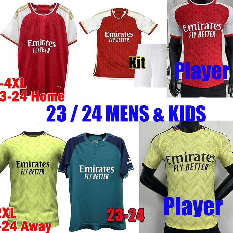 23 24 ARSena soccer jerseys MARTINELLI SMITH ROWE SAKA ODEGAARD Home Away Third Fans Player G.JESUS FABIO VIEIRA 2023 2024 football tops shirt Men Kids kit uniforms
23 24 ARSena soccer jerseys MARTINELLI SMITH ROWE SAKA ODEGAARD Home Away Third Fans Player G.JESUS FABIO VIEIRA 2023 2024 football tops shirt Men Kids kit uniforms
