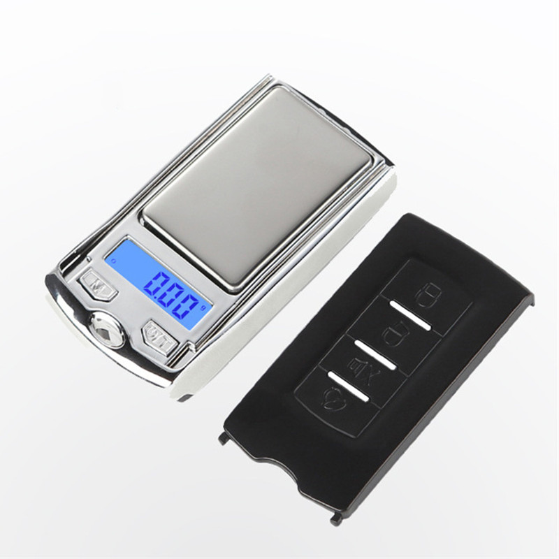 Portable Mini Digital Pocket Scales Car Key 200g 100g 0.01g for Gold Sterling Jewelry Gram Balance Weight Electronic Precision Scales with Retail Box