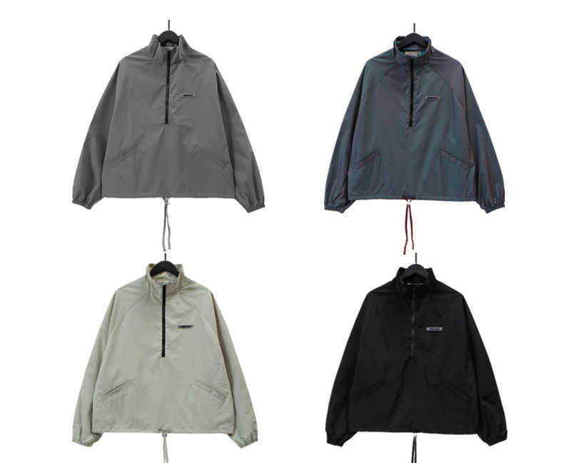 ESS Jackets FEARs OF GOD DUPLEX ESSEN REFLECTORY COLOURED FOG LETTERS HALF ZIP BLAZER JACKET COAT Mens Womens, Shipping fee 
ESS Jackets FEARs OF GOD DUPLEX ESSEN REFLECTORY COLOURED FOG LETTERS HALF ZIP BLAZER JACKET COAT Mens Womens, Shipping fee