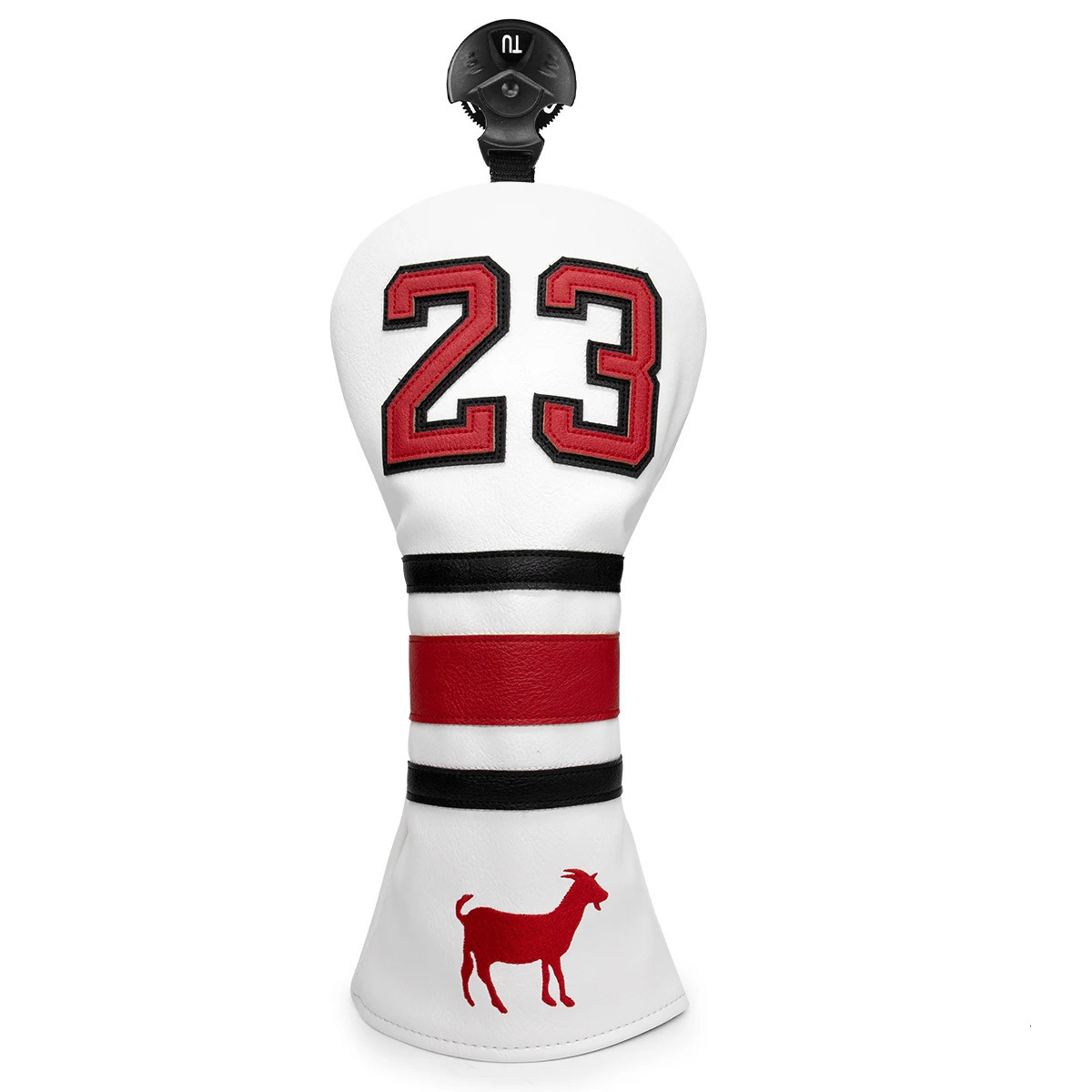 Other Golf Products Goat PU Leather Number 23 Golf Club Headcover Set Golf 460CC Driver and FW Fariway Wood Hybird Cover 231114
