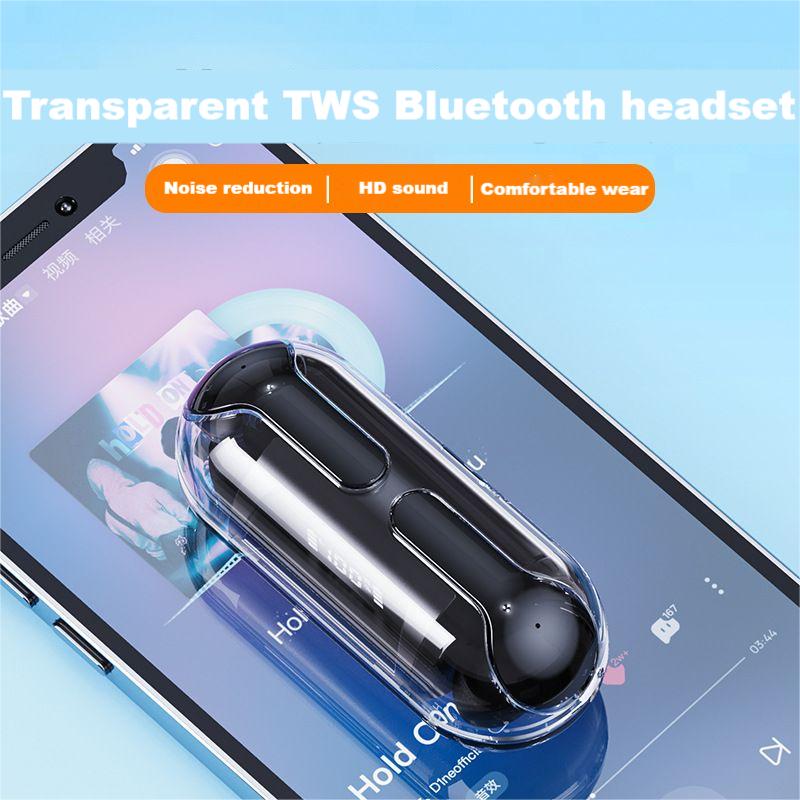 TWS Bluetooth headphone Wireless Earphone In-ear EarphoneTM20 Model Mirror screen LED display Two Earbuds with built-in Microphone high Quality Headph