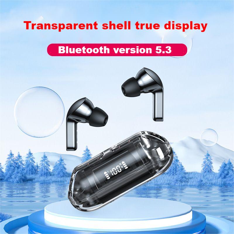 TWS Bluetooth headphone Wireless Earphone In-ear EarphoneTM20 Model Mirror screen LED display Two Earbuds with built-in Microphone high Quality Headph