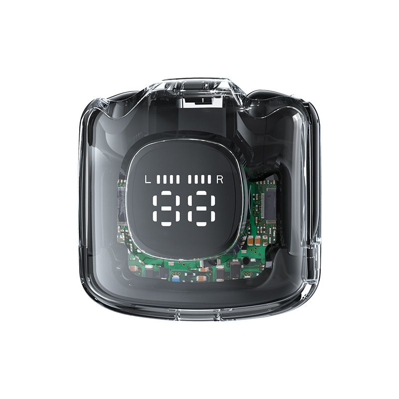 In-ear Earphone TWS Bluetooth headphone TM60 Model Wireless Earphone Mirror screen LED display Two Earbuds with built-in Microphone high Quality Headp