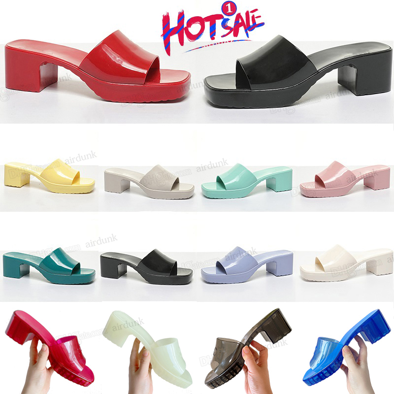 Women Sandals High Heels Rubber Slide Sandal Platform Slipper Chunky 2.4"heel height Shoes Summer Embossed Flip Flops designer lady Sandal fashion jelly shoes
Women Sandals High Heels Rubber Slide Sandal Platform Slipper Chunky 2.4"heel height Shoes Summer Embossed Flip Flops designer lady Sandal fashion jelly shoes