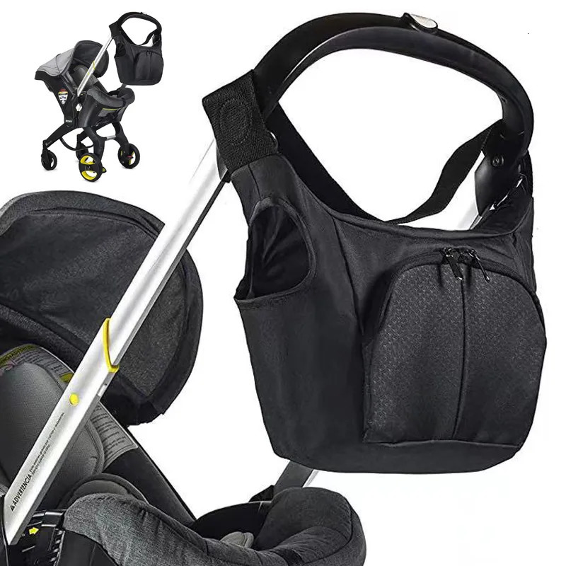 Stroller Parts Accessories mommy storage bag for doona accessories portable diaper compatible with stroller black waterproof 231115