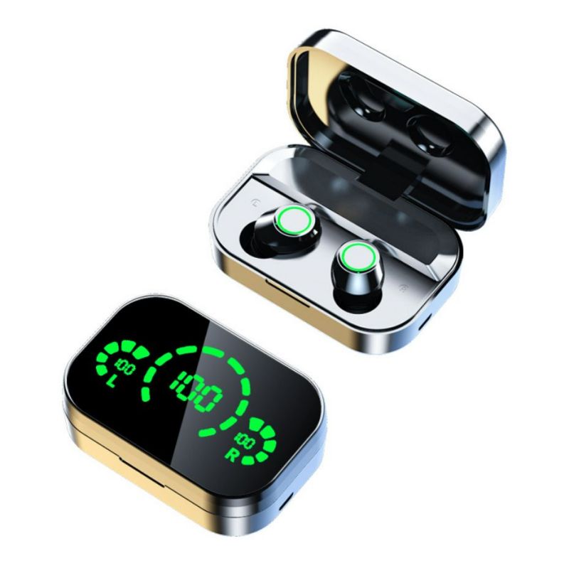 In-ear Earphone YD03 Model TWS Bluetooth headphone Wireless Earphone Sport Earphone Two Earbuds with built-in Microphone LED display high Quality Head
