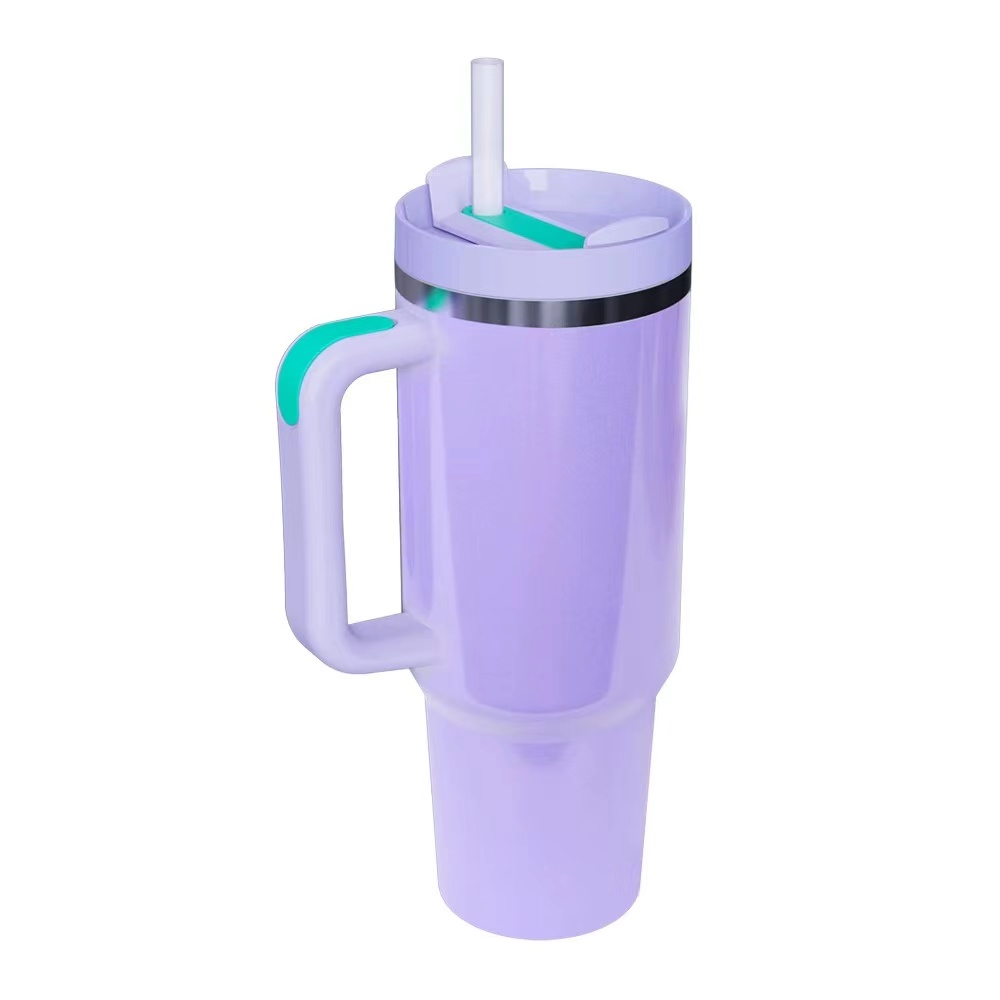 New Drinkware Stanley 40oz stainless steel cup with handle, tumbler cup car travel cup sublimation rainbow paint series hot arrival support for customized logo
New Drinkware Stanley 40oz stainless steel cup with handle, tumbler cup car travel cup sublimation rainbow paint series hot arrival support for customized logo
