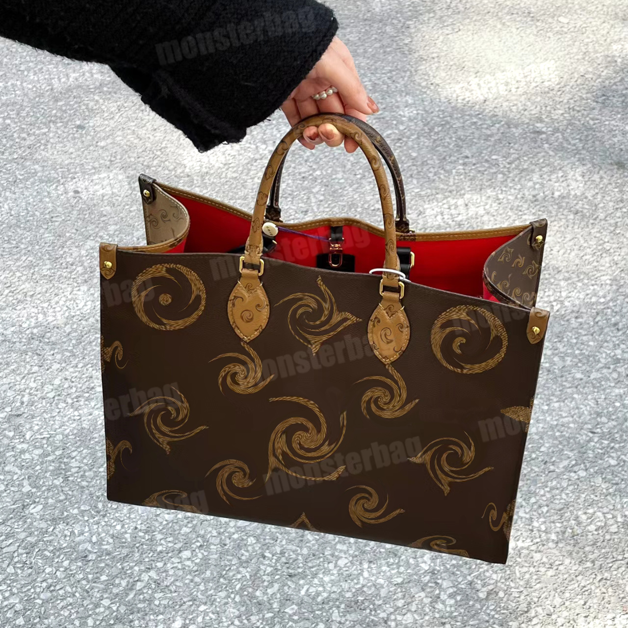 Onthego Tote Bag On The Go Top Quality Handbags Crossbody Business Shopping Beach Designer Luxury Women Purse Genuine Leather Shoulder Bags Large Lady, Color 20
Onthego Tote Bag On The Go Top Quality Handbags Crossbody Business Shopping Beach Designer Luxury Women Purse Genuine Leather Shoulder Bags Large Lady, Color 20