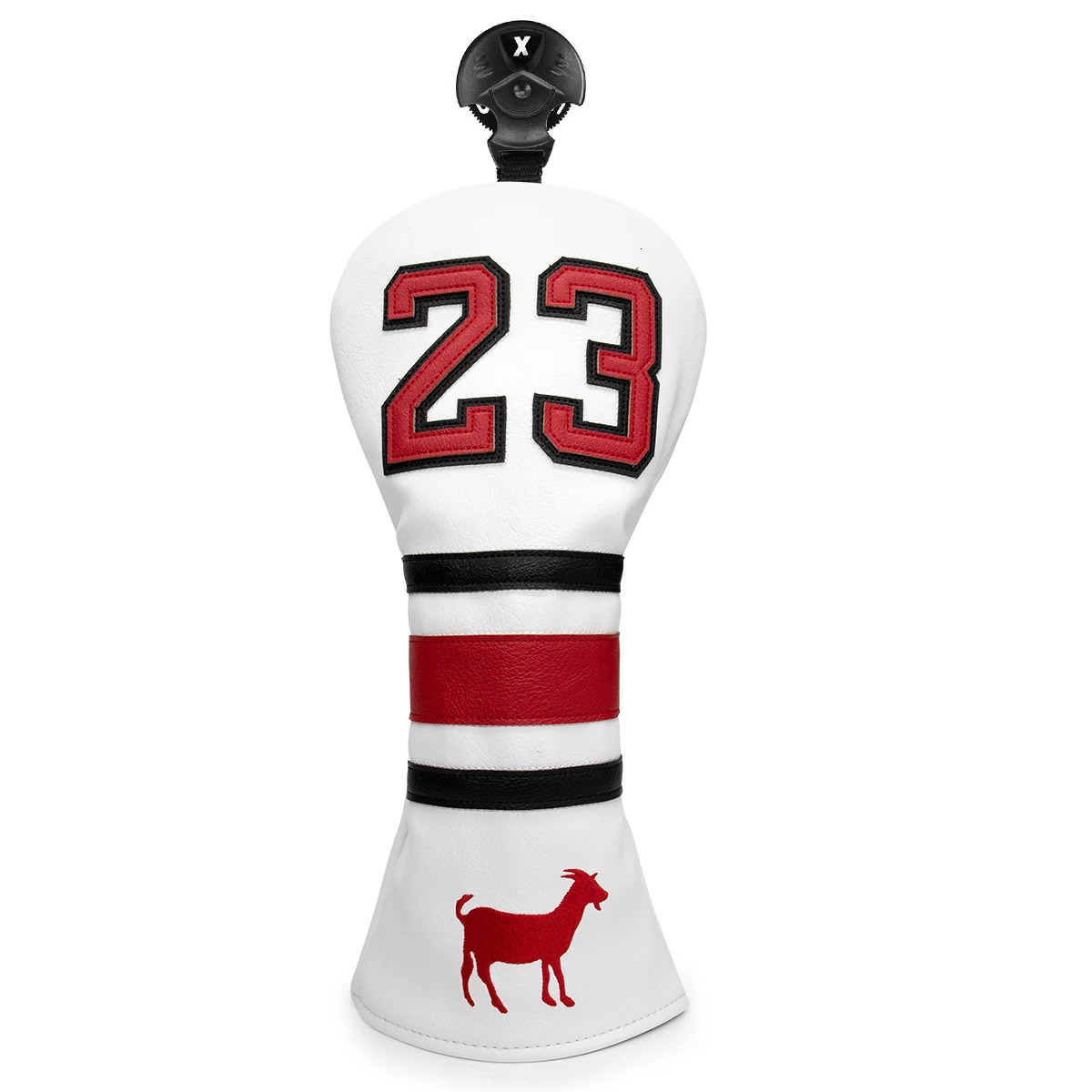 Other Golf Products Goat PU Leather Number 23 Golf Club Headcover Set Golf 460CC Driver and FW Fariway Wood Hybird Cover 231114