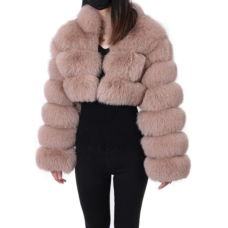 Women's Fur Faux MAOMAOKONG 2023 Trend Real Coat Natural Winter Coats Short Jackets Female Clothing Vests Fashion 231114