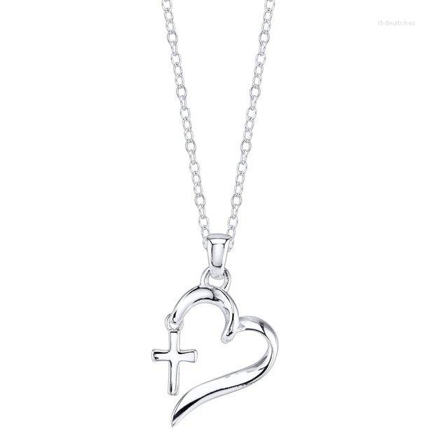 Pendant Necklaces Women's "Faith Hope Love" Heart With Cross Necklace For Mom Girlfriend Birthday Gifts
Pendant Necklaces Women's "Faith Hope Love" Heart With Cross Necklace For Mom Girlfriend Birthday Gifts