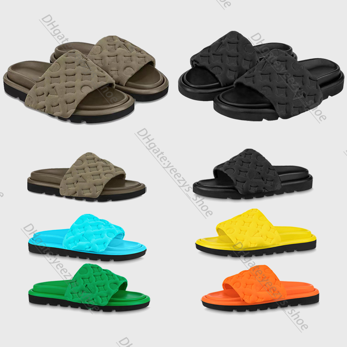 2023 summer new shoe designer man slipper woman sandal embossed slipper POOL PILLOW COMFORT luxury Fashion sandal Adjustable slides flat shoes with box, #5 
2023 summer new shoe designer man slipper woman sandal embossed slipper POOL PILLOW COMFORT luxury Fashion sandal Adjustable slides flat shoes with box, #5