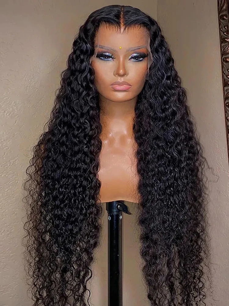 Human Chignons 40 Inch Deep Wave 13x6 HD Lace Frontal Hair s For Women Brazilian Curly 13x4 Front Pre Plucked 231114