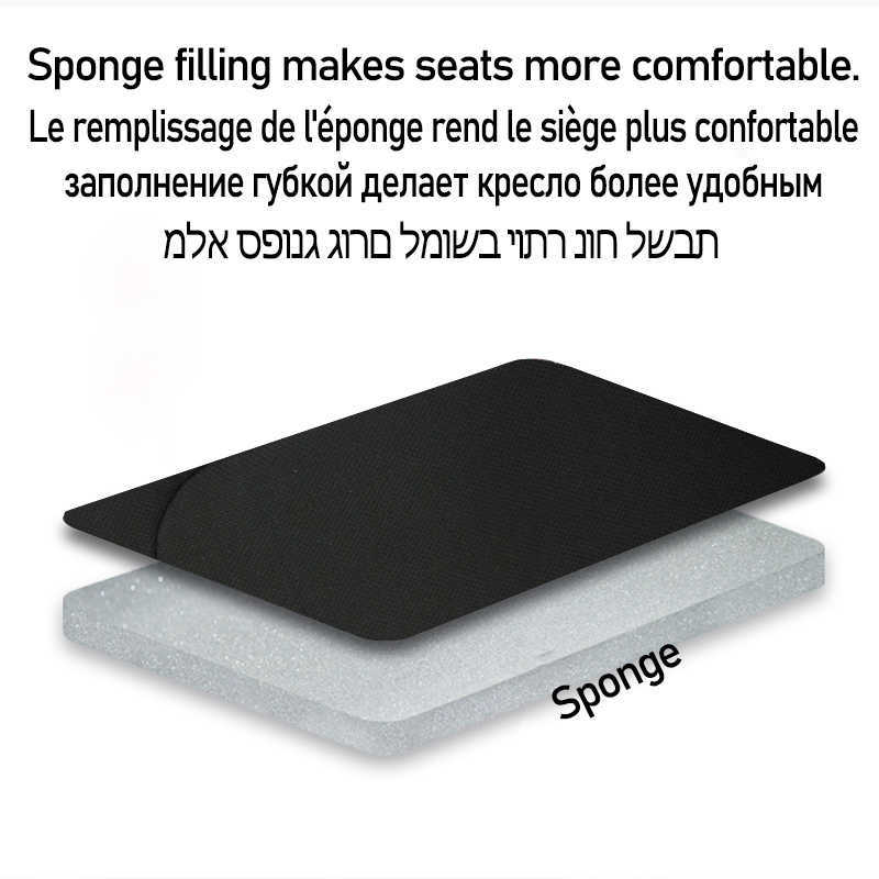 New Black Universal Polyester Car Seat Cover Full Set Unisex Accessories Interior Decoration Fit Car SUV Van Seat Protector