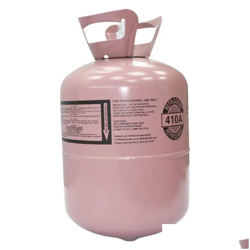 (US Stock) R-22 Freon Steel Cylinder Packaging Tank Refrigerant For Air Conditioners Freezers