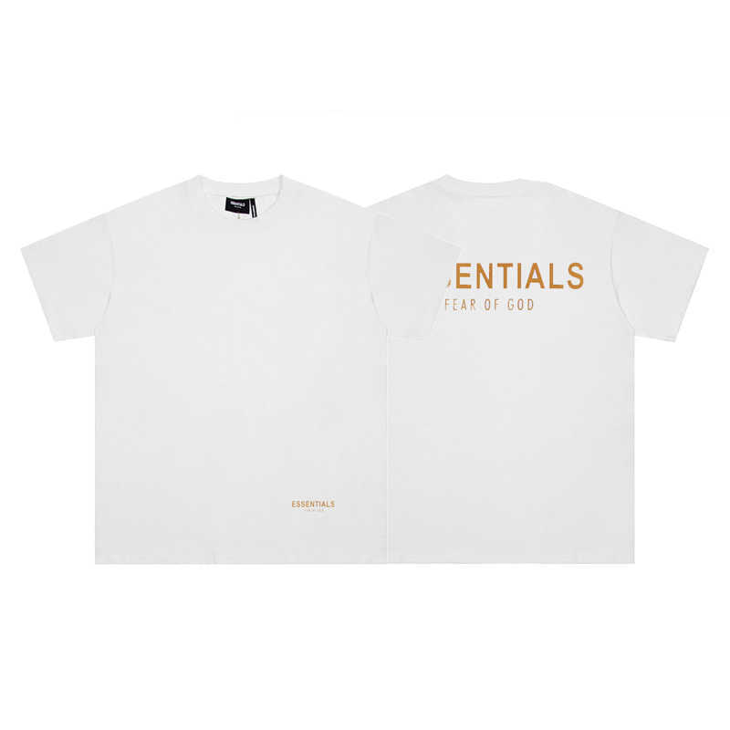 ESS Tees T-Shirts fashion clothing FEARs OF GOD High Street ESSEN Los Angeles Gold Letter Print Mens Womens FOG Short Sleeve T-shirt TShirt, Wash black
ESS Tees T-Shirts fashion clothing FEARs OF GOD High Street ESSEN Los Angeles Gold Letter Print Mens Womens FOG Short Sleeve T-shirt TShirt, Wash black