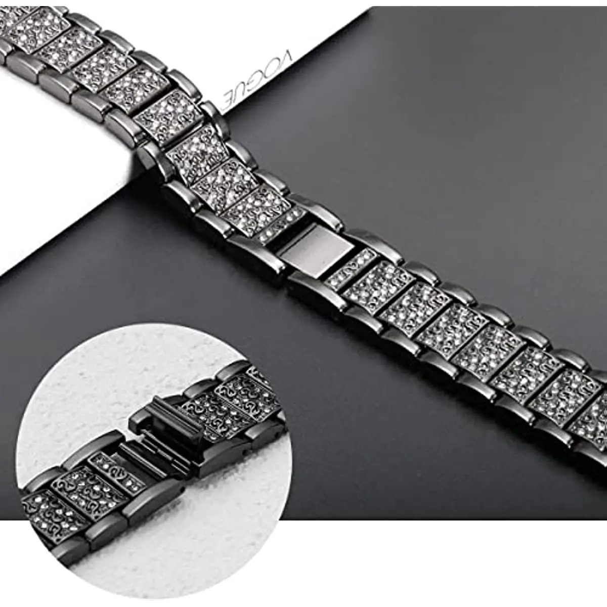 Watch Bands Metal Strap For Amazfit GTS 4 Mini Smart Watch Diamond Wristband For Amazfit GTS 3 2 Watch Band For Amazfit Bip 3 Pro Bracelets 231115