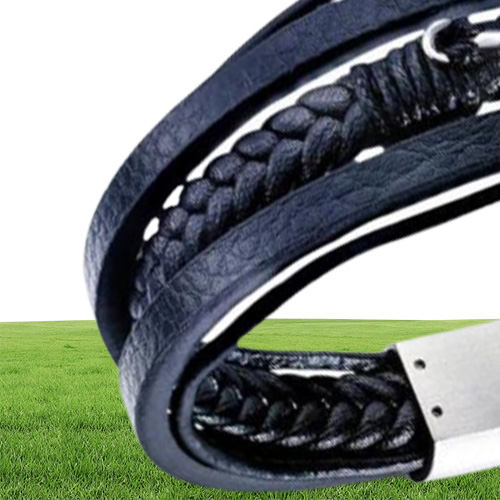 Designer bracelet luxury Designer Jewelry Mens Bracelets fashion men jewelry Multilayer Belt Circles leather bracelet weaving hand