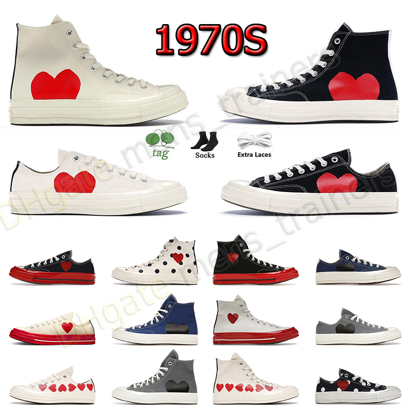 2023 Designer 1970s Canvas Casual Shoes Heart Print all star classic mens women Chucks Play Polka Dot Black High Low trainers sports lovers platform sneakers 35-44, C21 35-44
2023 Designer 1970s Canvas Casual Shoes Heart Print all star classic mens women Chucks Play Polka Dot Black High Low trainers sports lovers platform sneakers 35-44, C21 35-44