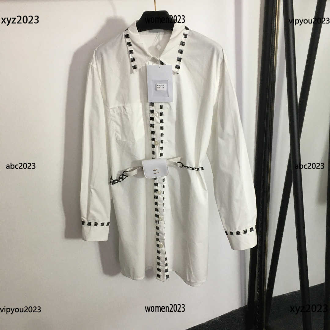 luxury designer women dress Sequin embroidery Dress Size -L Chain waist pack lapel long sleeved shirt skirt New product, #1
luxury designer women dress Sequin embroidery Dress Size -L Chain waist pack lapel long sleeved shirt skirt New product, #1