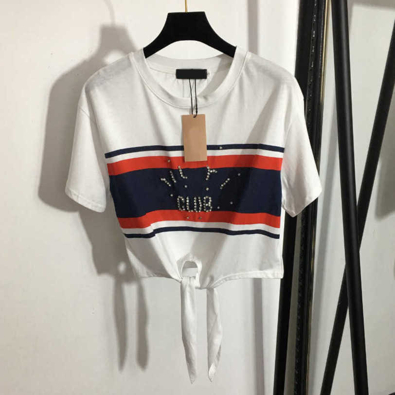 23ss Womens T-Shirt tee womens designer clothing Pure cotton Nail drill alphabet Strap waist closed short crop short sleeve T-shirt High quality womens clothes a1
23ss Womens T-Shirt tee womens designer clothing Pure cotton Nail drill alphabet Strap waist closed short crop short sleeve T-shirt High quality womens clothes a1