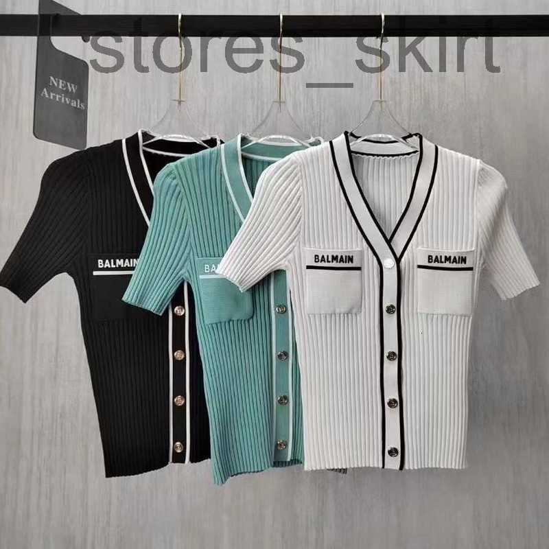 Women' Sweaters DesignerWomen' Sweaters designer Balman Ice Silk Knitted Cardigan Short sleeved V-neck Slim Fit Thin Top Summer white black blue XOCK
Women' Sweaters DesignerWomen' Sweaters designer Balman Ice Silk Knitted Cardigan Short sleeved V-neck Slim Fit Thin Top Summer white black blue XOCK