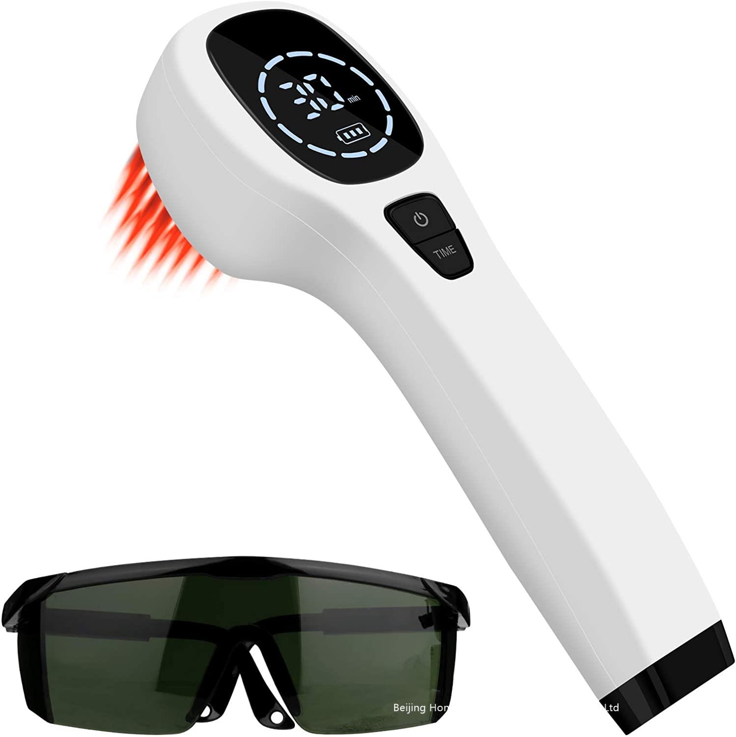 Handheld red light treatment equipment is suitable for knee, shoulder, back, joint, and muscle pain in humans and animals