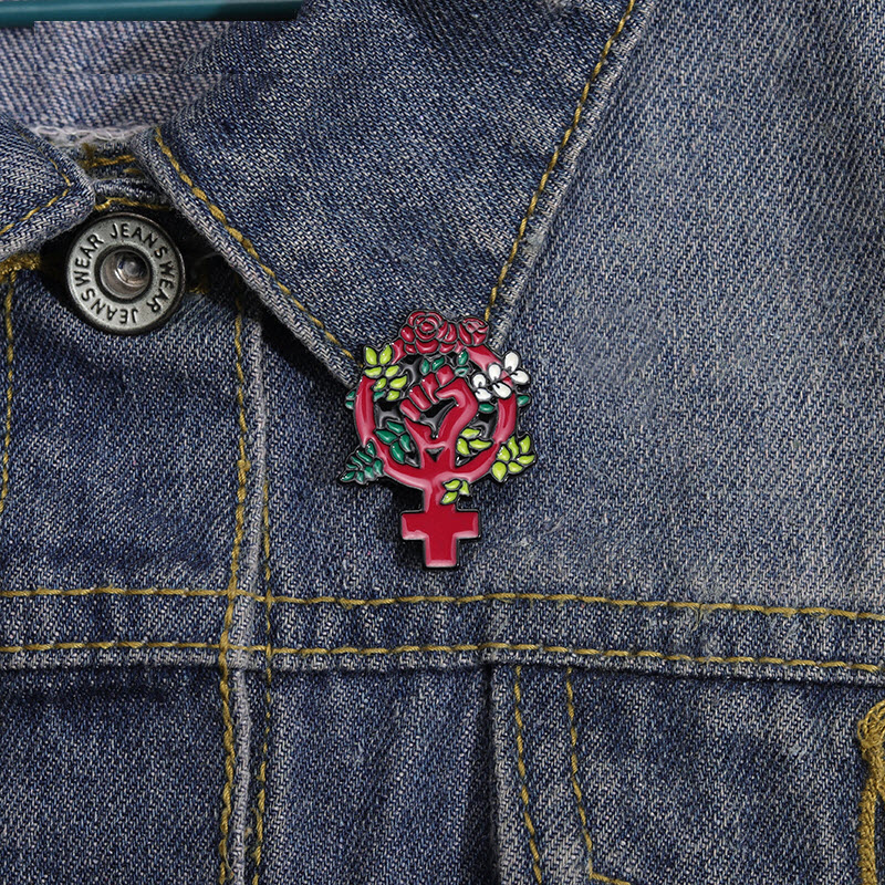 Fist Enamel Pin Flower Brooch Metal Badge Creative Custom Women Girl Accessories Lapel Pin Jewelry Backpack Hat Gifts, As picture
Fist Enamel Pin Flower Brooch Metal Badge Creative Custom Women Girl Accessories Lapel Pin Jewelry Backpack Hat Gifts, As picture