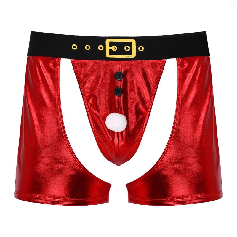 Men's G Strings Lingerie Christmas Cutout Novelty Faux Fur Boxer Shorts Claus Santa Underpants Mens Glossy Leather Bulge Pouch Underwear, Red
Men's G Strings Lingerie Christmas Cutout Novelty Faux Fur Boxer Shorts Claus Santa Underpants Mens Glossy Leather Bulge Pouch Underwear, Red