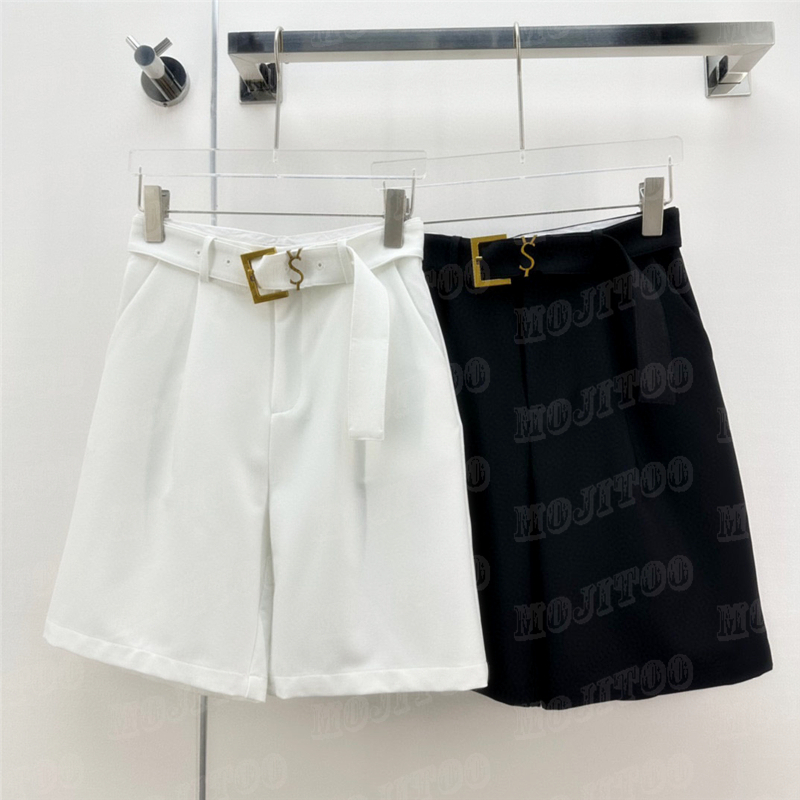 Women Suits Pants Shorts With Metal Letter Belt Summer Casual Loose Woman Pant Street Style Short Clothes, White
Women Suits Pants Shorts With Metal Letter Belt Summer Casual Loose Woman Pant Street Style Short Clothes, White