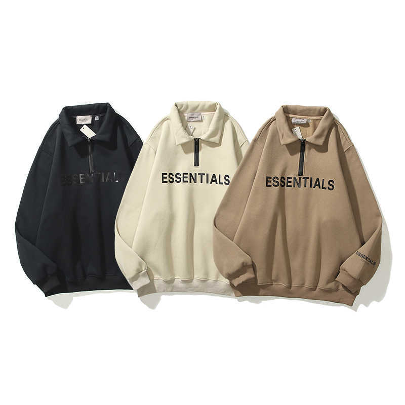ESS Hoodies FEARs OF GOD FOG Double Thread ESSEN High Street Velvet Zipper Half High Neck Sweater Mens Womens Top hoody, Shipping fee
ESS Hoodies FEARs OF GOD FOG Double Thread ESSEN High Street Velvet Zipper Half High Neck Sweater Mens Womens Top hoody, Shipping fee