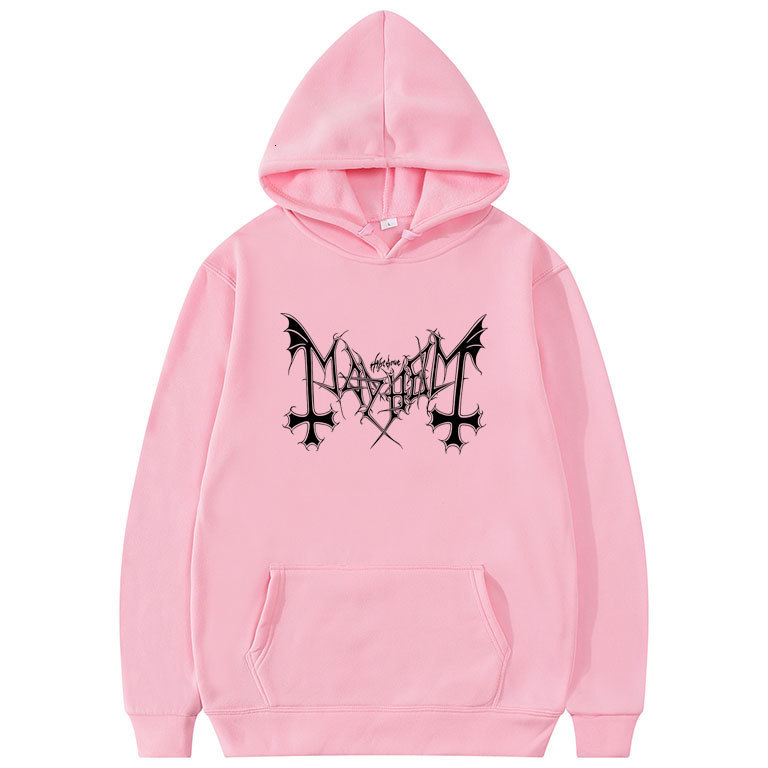Men's Pants Vintage The True Mayhem Hoodie Coat Tops Black Darkthrone Immortal Hoodies Men Korean Trend Hooded Women Personality Sweatshirt 23041