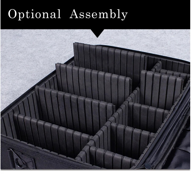 Cosmetic Bags Cases Makeup Cosmetic Case Waterproof Oxford Cloth Large Capacity Travel Storage Bag Tattoo Beautician Suitcases 231115