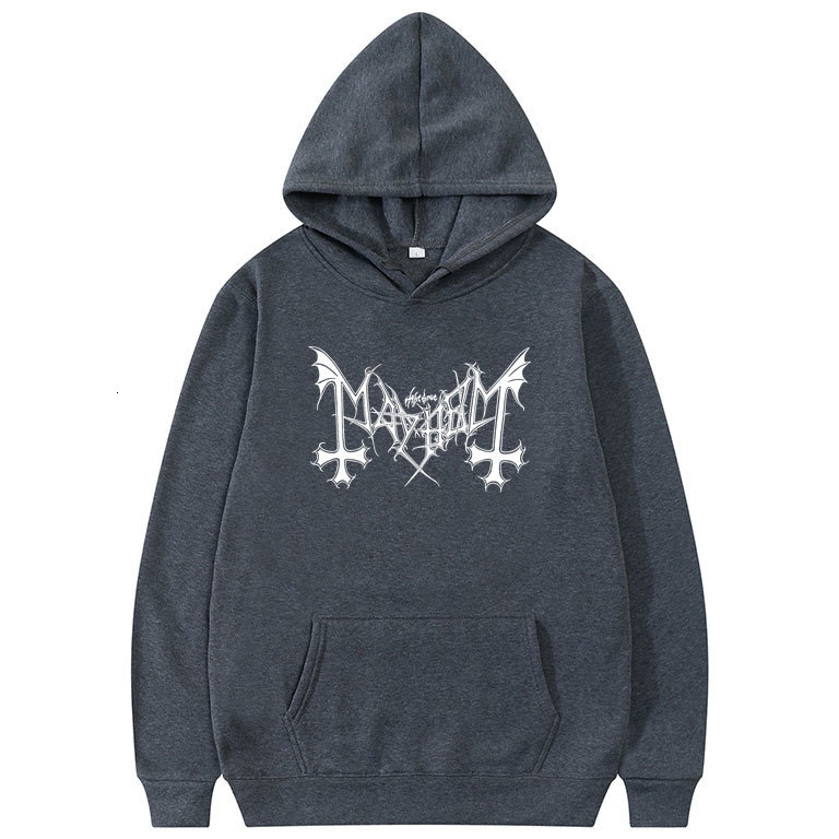 Men's Pants Vintage The True Mayhem Hoodie Coat Tops Black Darkthrone Immortal Hoodies Men Korean Trend Hooded Women Personality Sweatshirt 23041