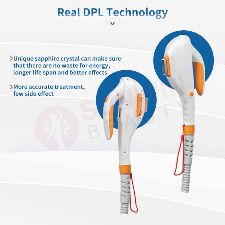 Laser Epilator DPL IPL Laser Hair Removal Device Acne Treatment Skin Rejuvenation Vascular Removal Freckle Removal
