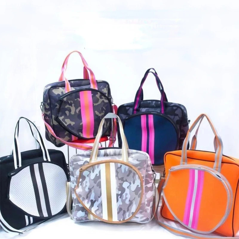 Tennis Bags Portable Tennis Bag Large Capacity Gym Fitness Male Female Tennis Bag Handbag Single Shoulder Badminton Bag Tennis Racket Sports 231114